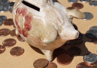 Coin bank representing UIF benefits